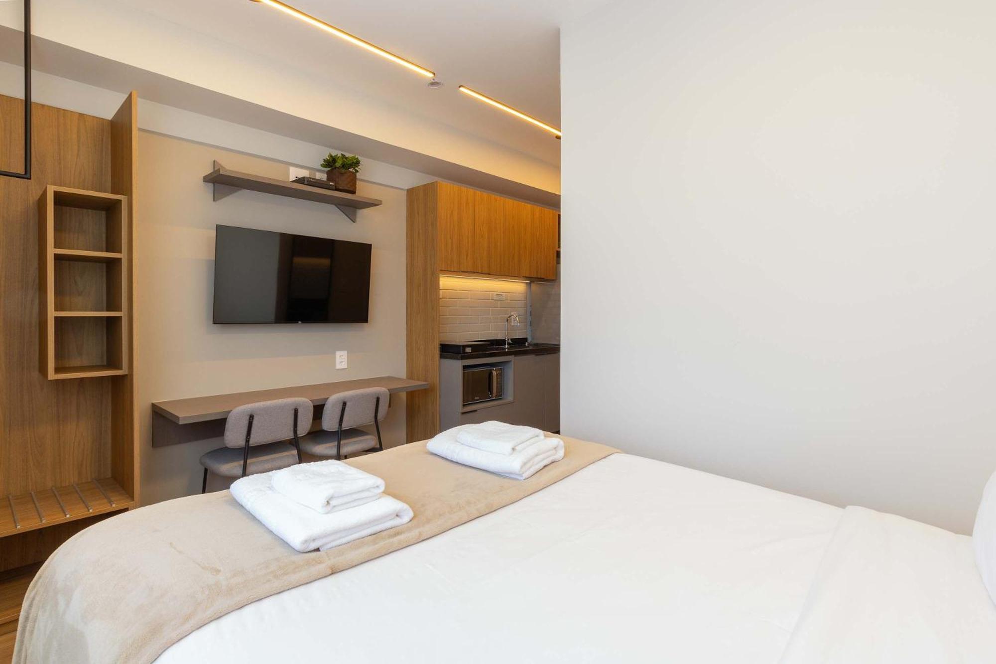 Apartamento Bhomy V Romana - 7min Do Allianz Parque Rm134 *